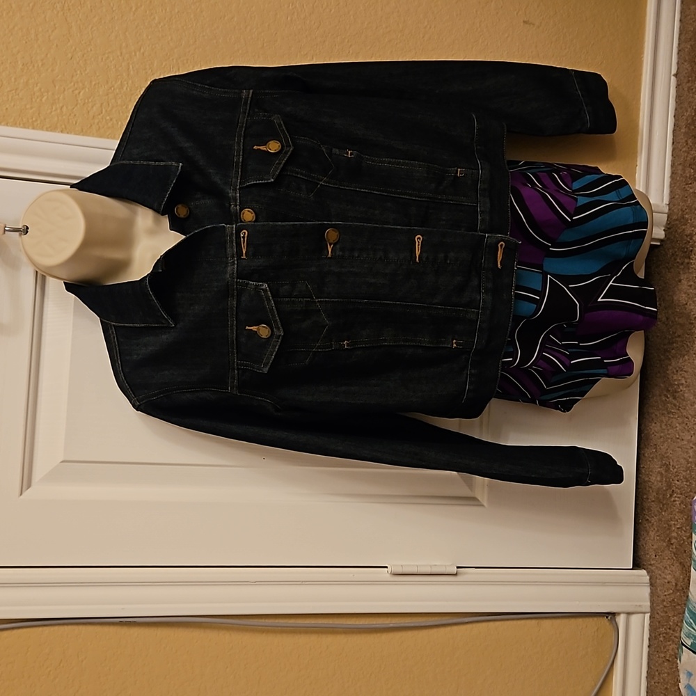 Michael Kors Denim Blue Jean Jacket